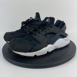 Nike Air Huarache Run Black/White Running Shoes 634835-006 Women's Size 7.5
